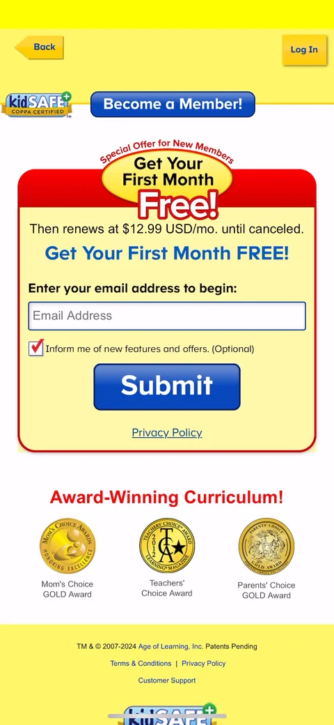 Abcmouse onboarding screen 6
