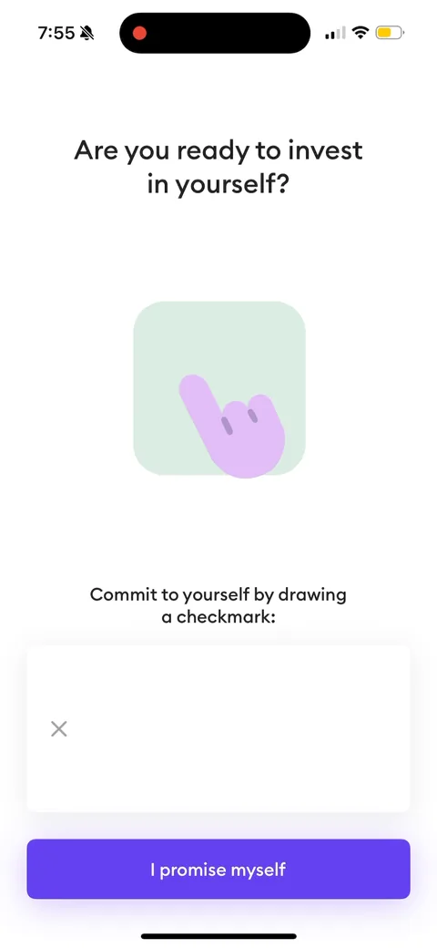 Ahead onboarding screen 2