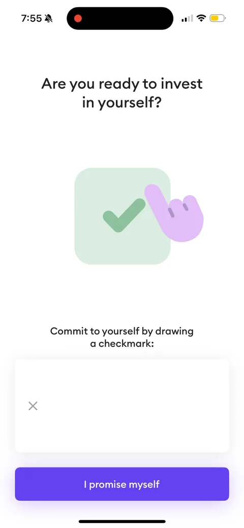 Ahead onboarding screen 3
