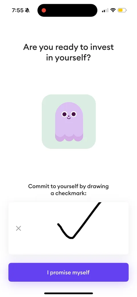 Ahead onboarding screen 4