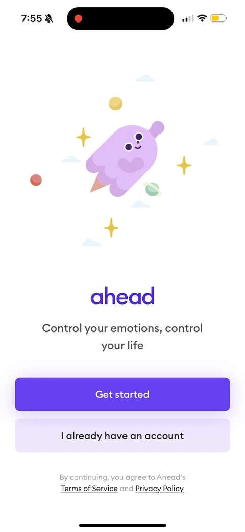Ahead onboarding screen 6