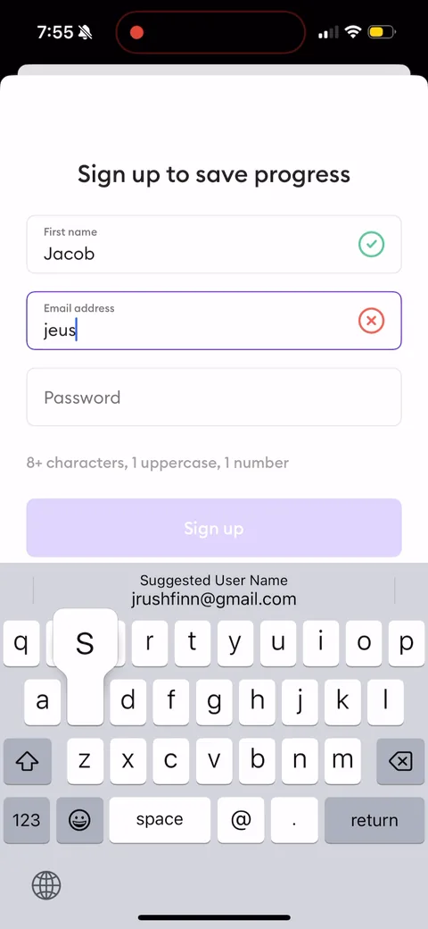 Ahead onboarding screen 10