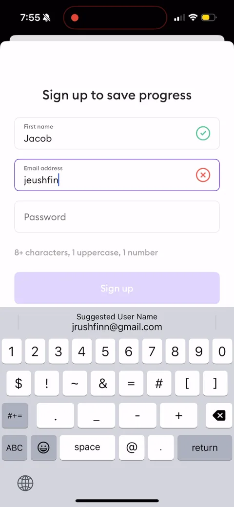 Ahead onboarding screen 11