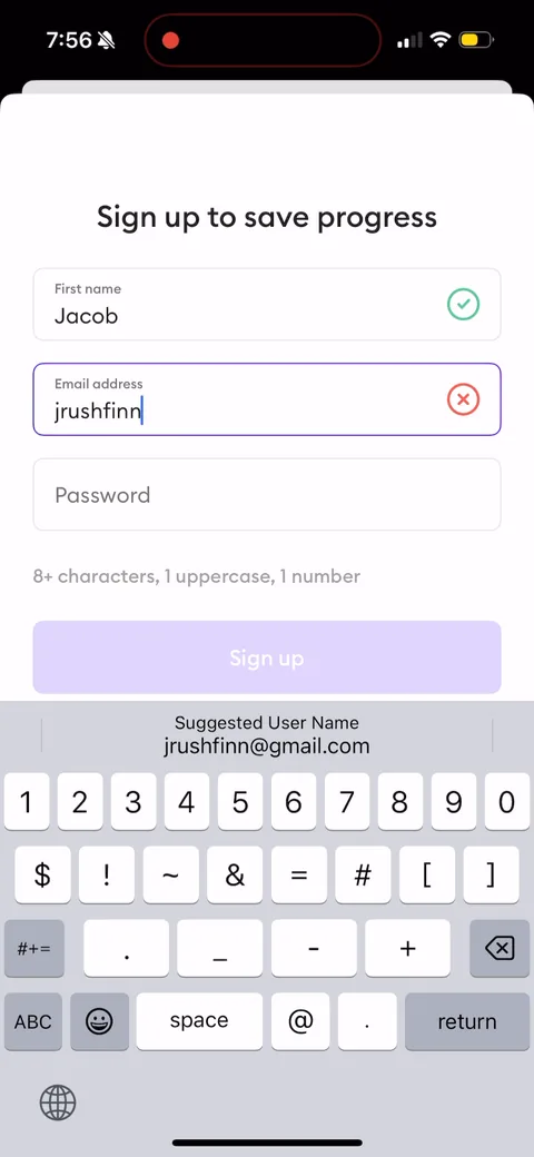 Ahead onboarding screen 12
