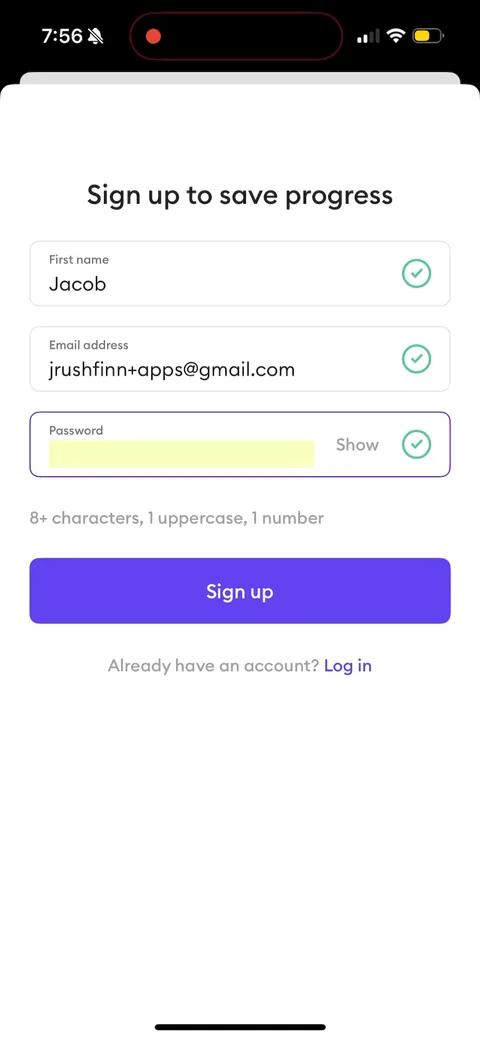 Ahead onboarding screen 13