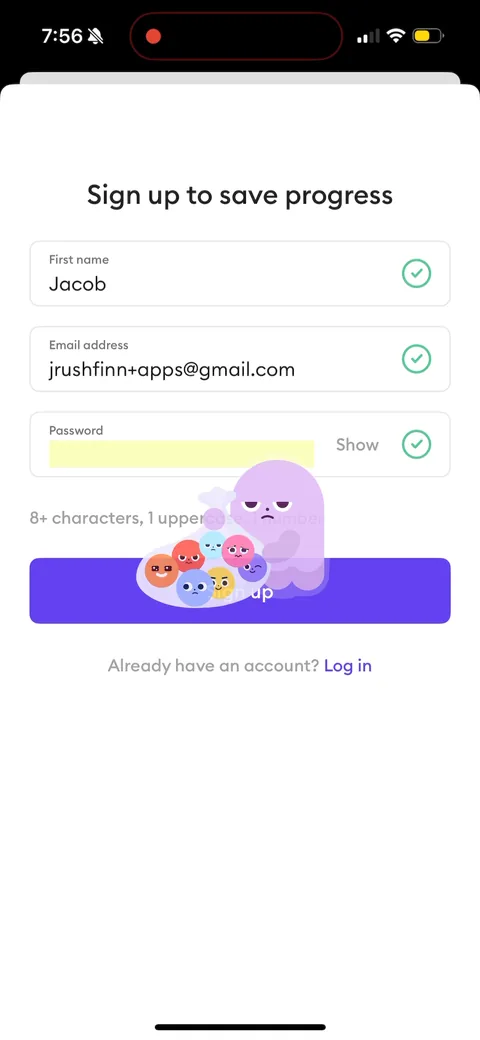 Ahead onboarding screen 14