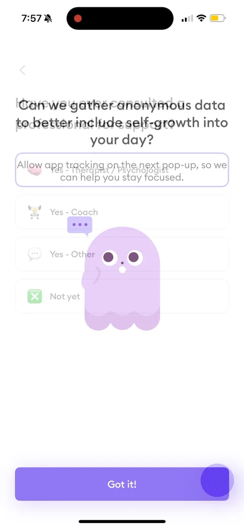 Ahead onboarding screen 29