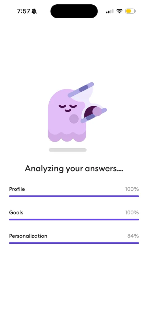 Ahead onboarding screen 32