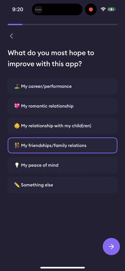 Ahead onboarding screen 3