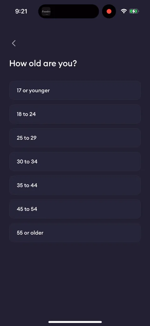 Ahead onboarding screen 9