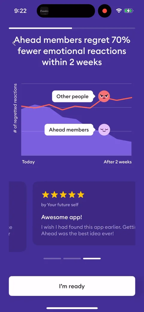 Ahead onboarding screen 31