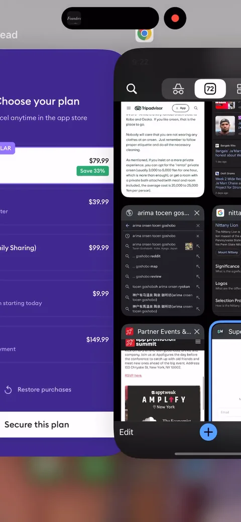 Ahead onboarding screen 49