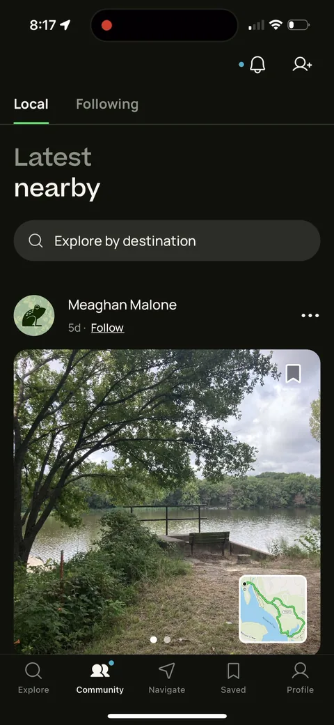 Alltrails onboarding screen 19