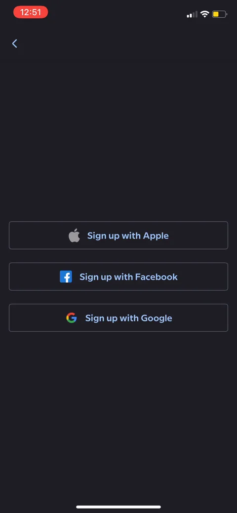 Babbel onboarding screen 25: Social sign-up wall (Apple / Facebook / Google) appears only after the full quiz
