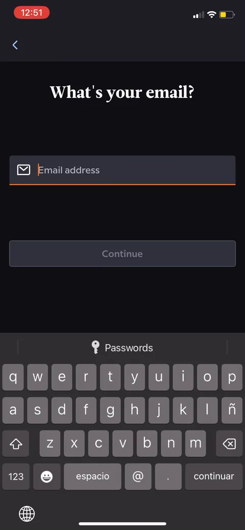 Babbel onboarding screen 29: Email capture deep in the flow