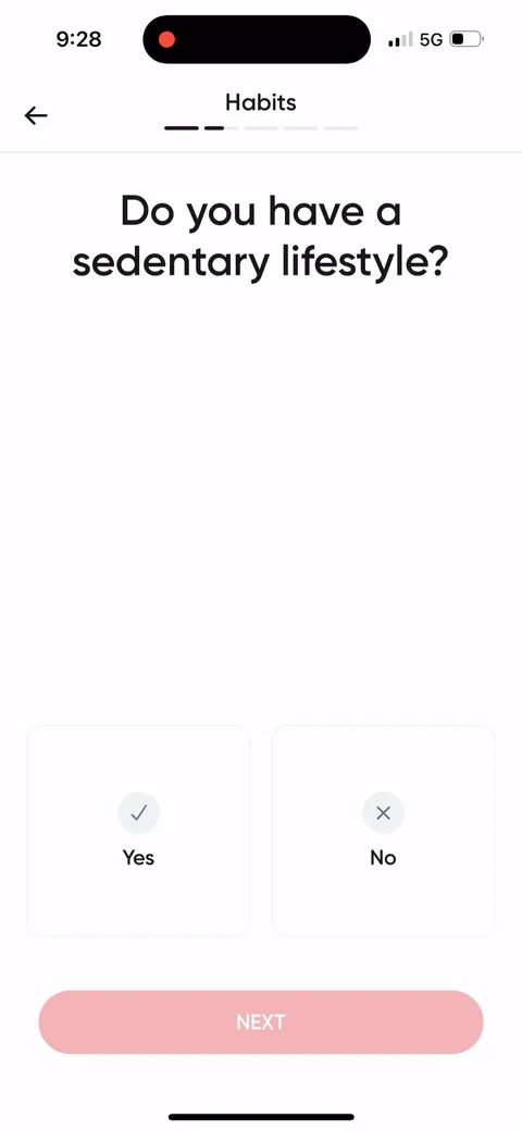 Betterme onboarding screen 26