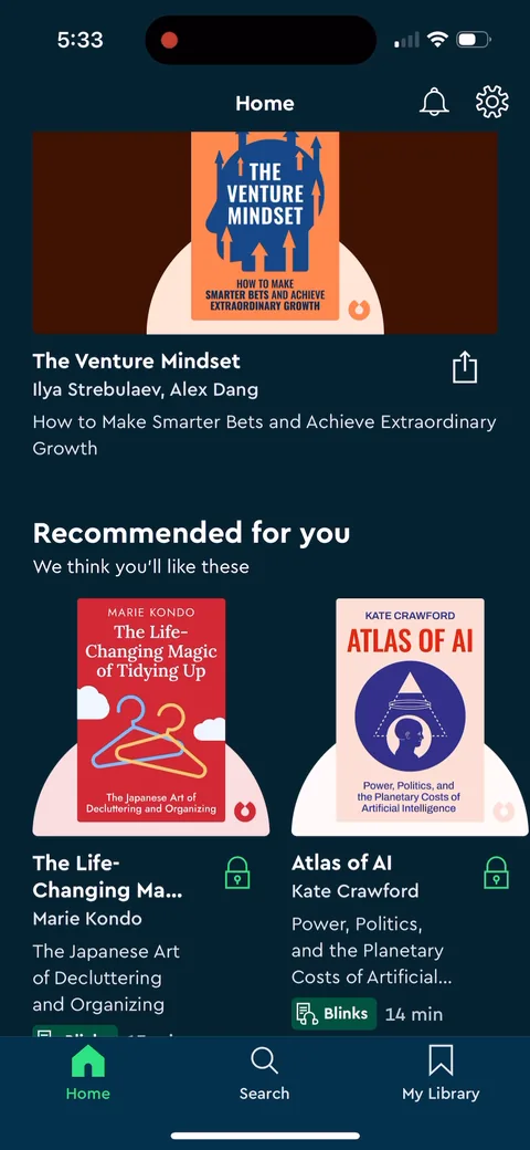 Blinkist onboarding screen 24