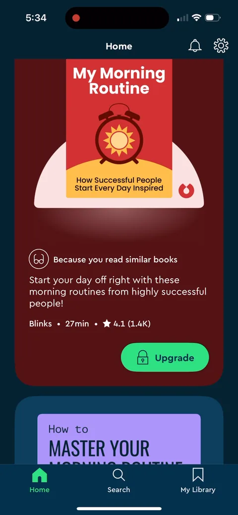 Blinkist onboarding screen 27