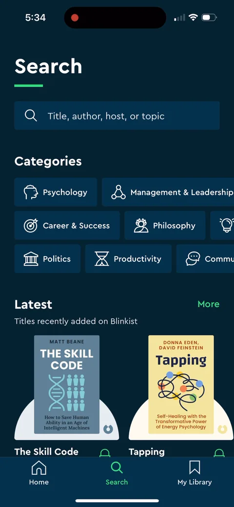 Blinkist onboarding screen 28