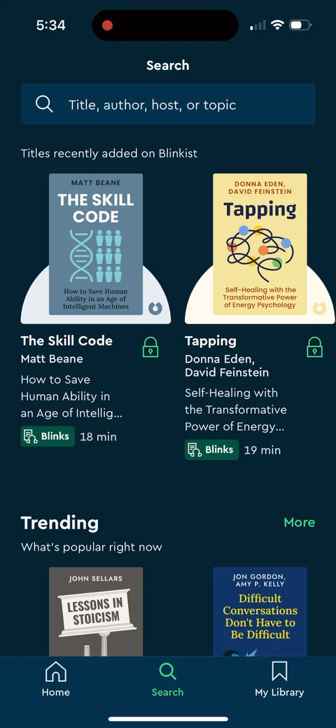 Blinkist onboarding screen 29