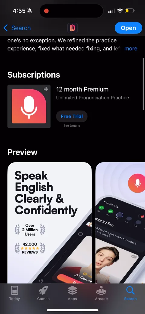 BoldVoice onboarding screen 9
