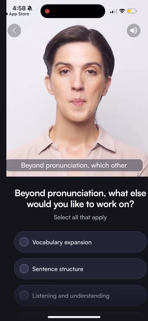 BoldVoice onboarding screen 40