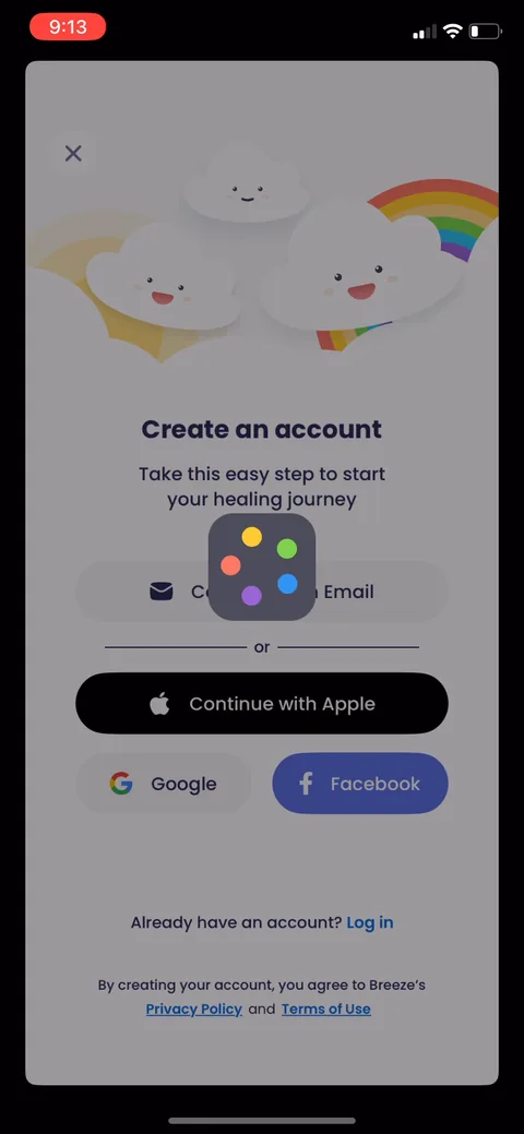 Breeze onboarding screen 3
