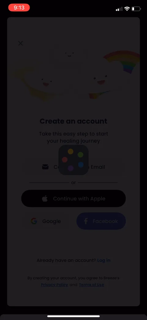 Breeze onboarding screen 5