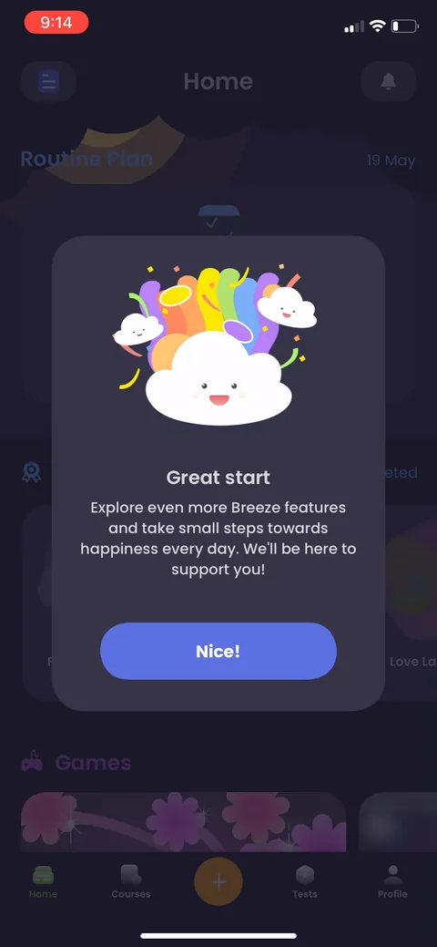 Breeze onboarding screen 25