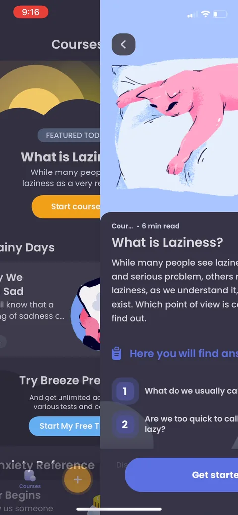 Breeze onboarding screen 80