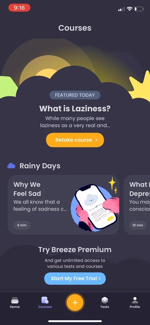 Breeze onboarding screen 84