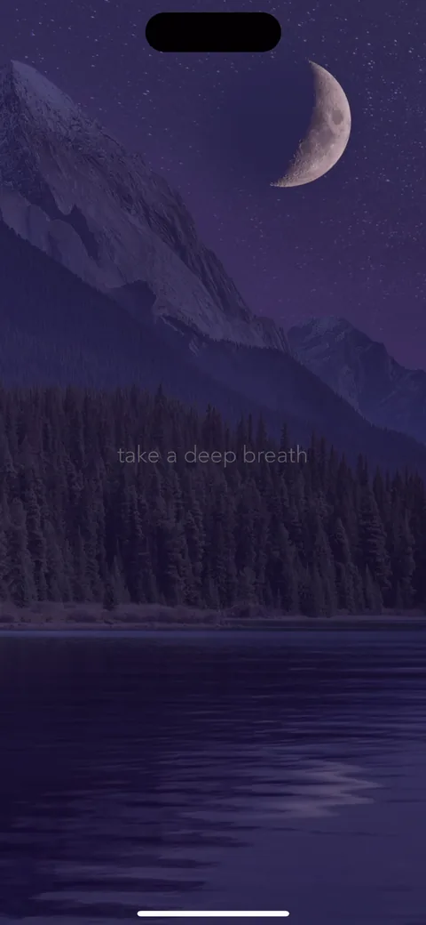 Calm onboarding screen 4
