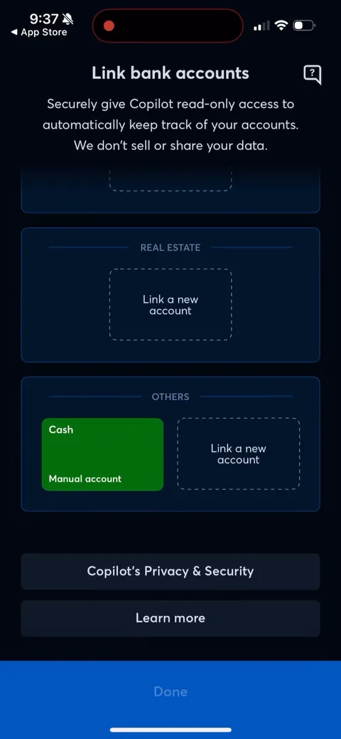 Copilot onboarding screen 104