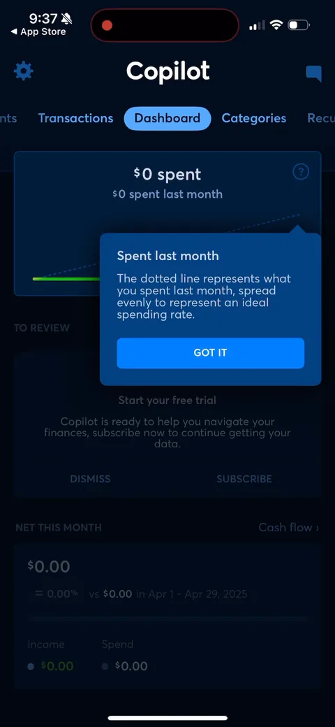 Copilot onboarding screen 118