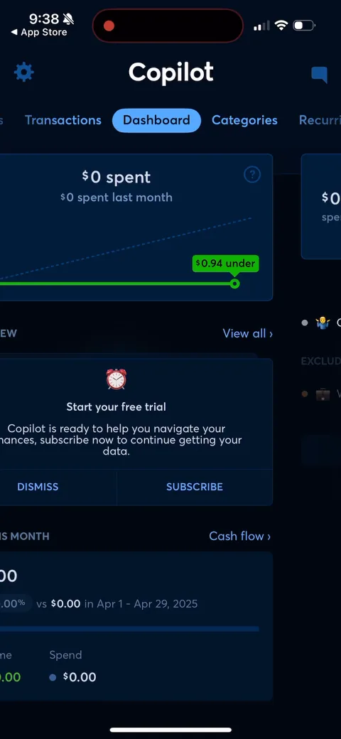 Copilot onboarding screen 123
