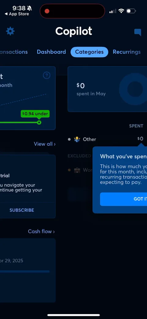 Copilot onboarding screen 124