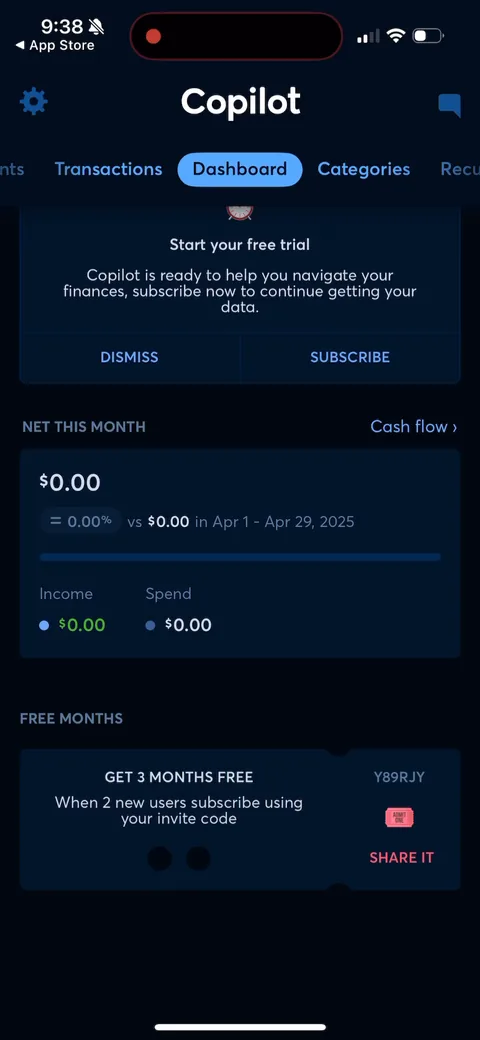 Copilot onboarding screen 130