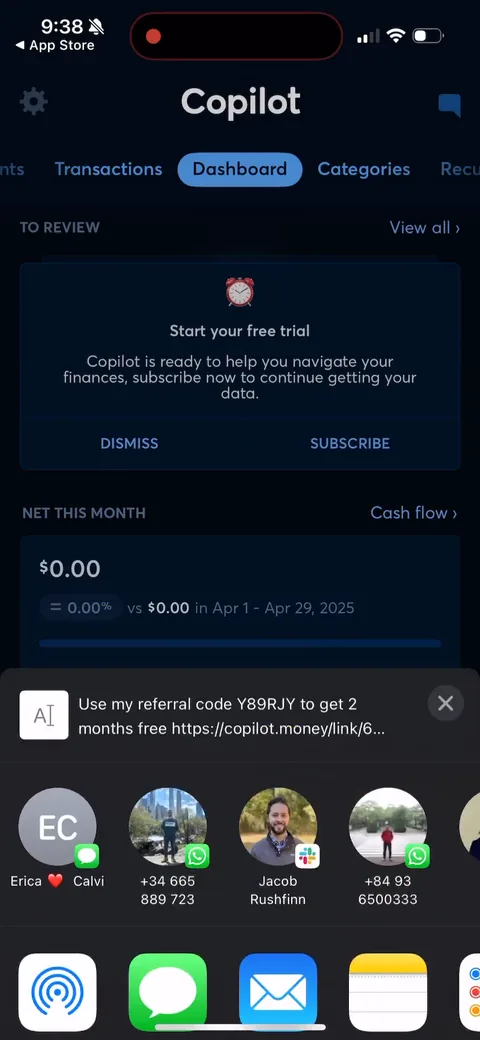 Copilot onboarding screen 135