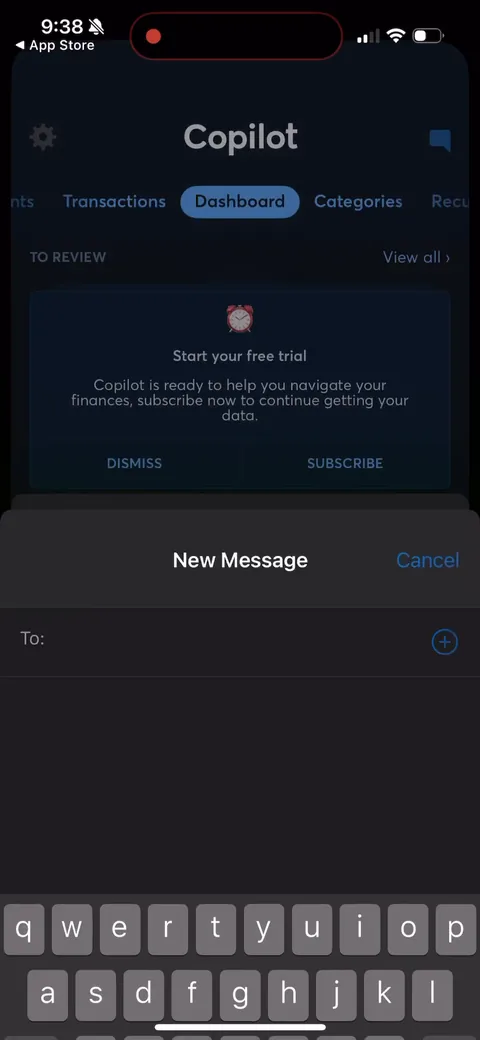 Copilot onboarding screen 141