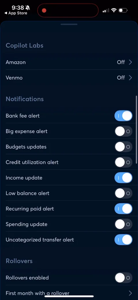 Copilot onboarding screen 162