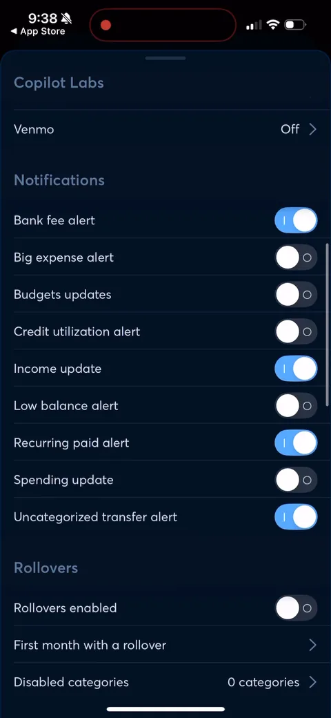 Copilot onboarding screen 163