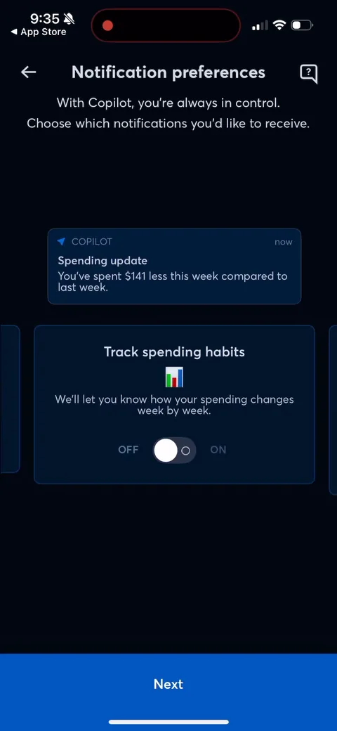Copilot onboarding screen 17