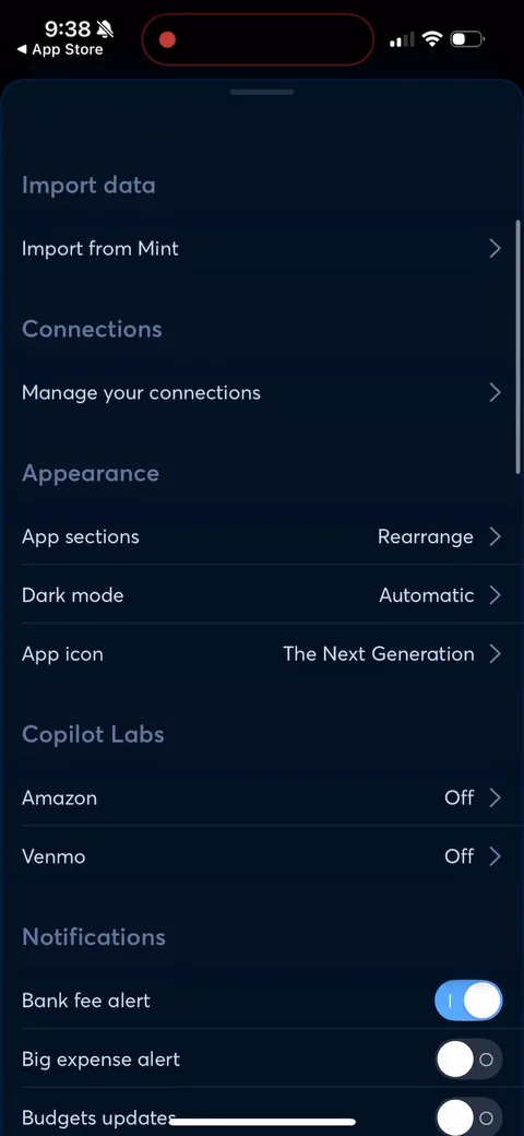 Copilot onboarding screen 175