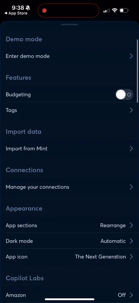 Copilot onboarding screen 177