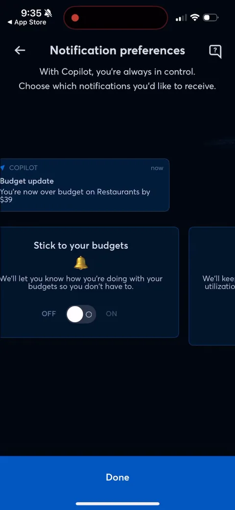 Copilot onboarding screen 23