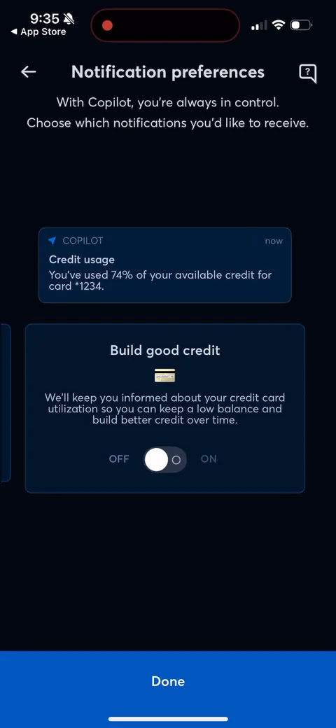 Copilot onboarding screen 24
