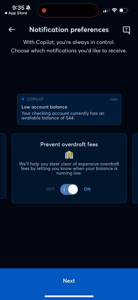Copilot onboarding screen 30