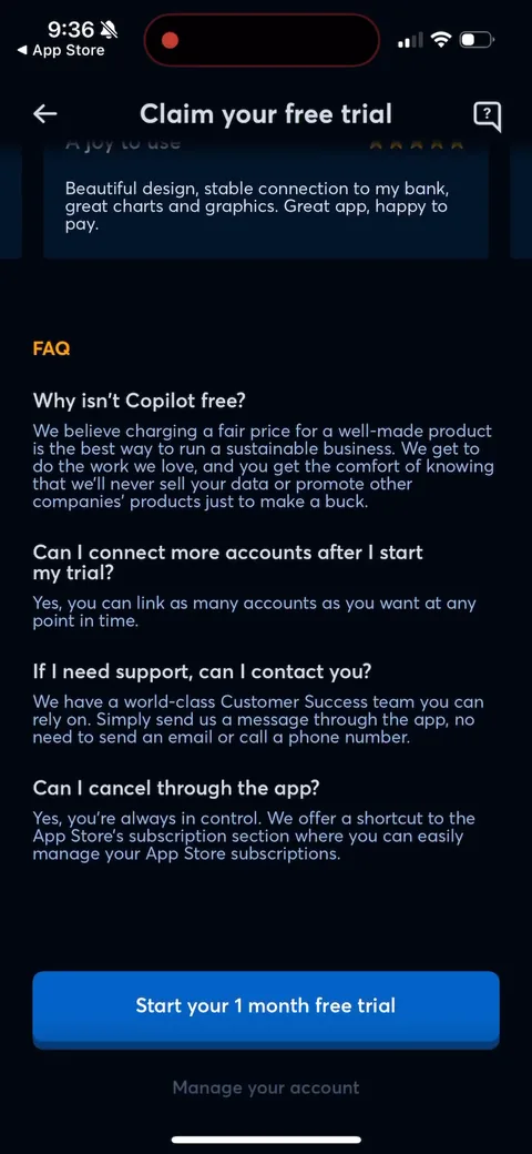 Copilot onboarding screen 64