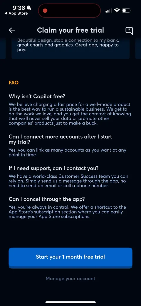 Copilot onboarding screen 65