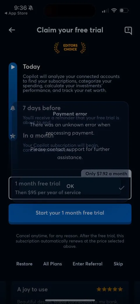 Copilot onboarding screen 73